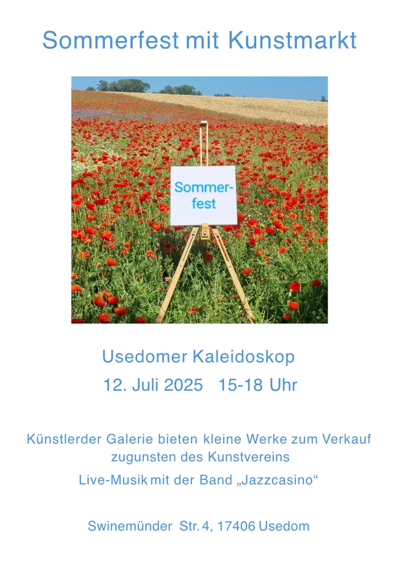 Plakat Sommerfest 12.07.2025